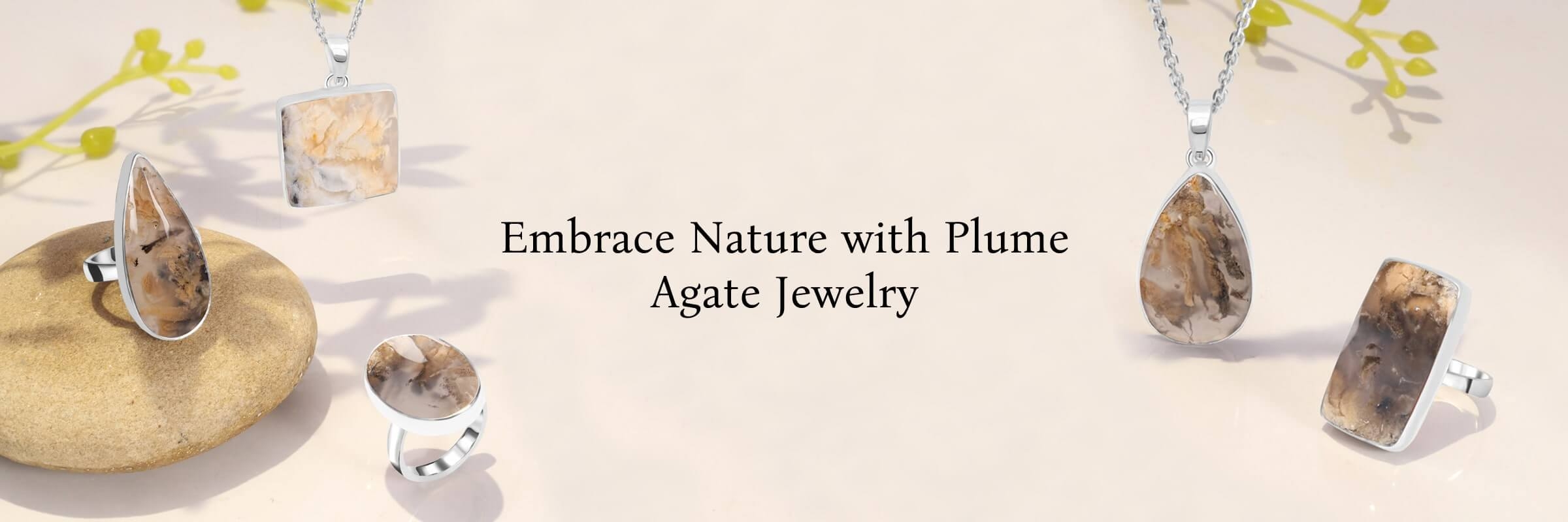 Plume Agate Jewelry