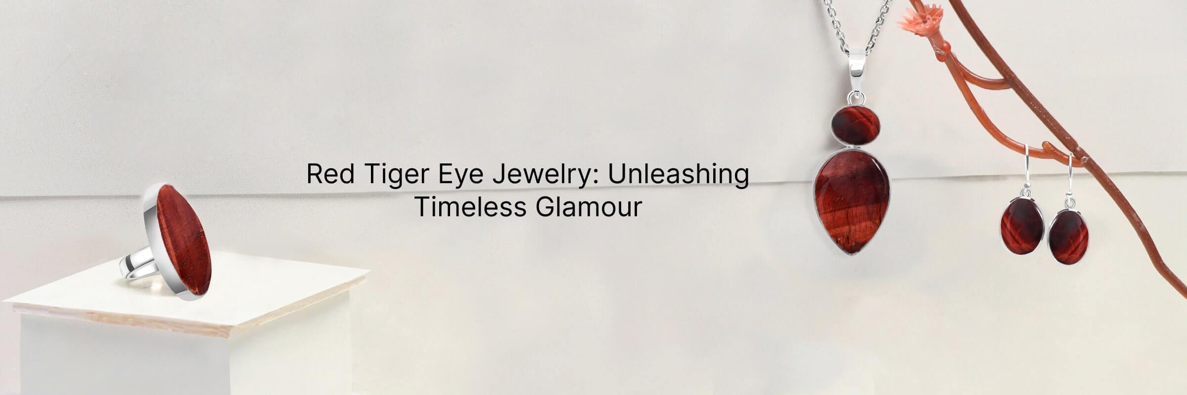 Timeless Glamour: Red Tiger Eye Jewelry for Enduring Allure Red Tiger Eye Jewelry