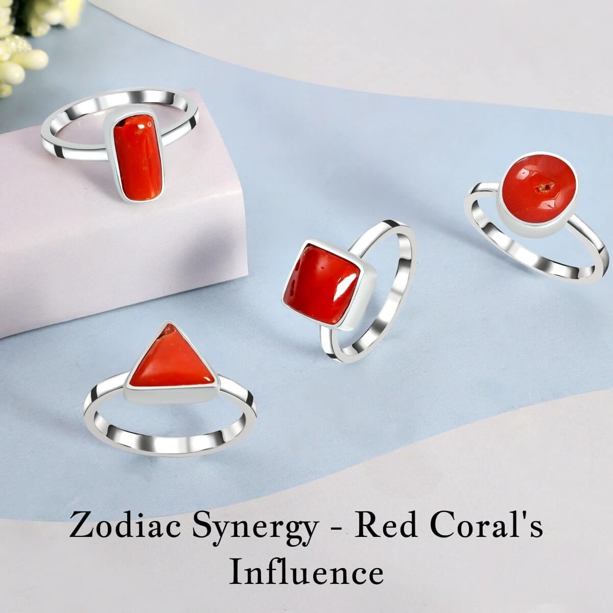 Zodiac sign of Red Coral Gemstone