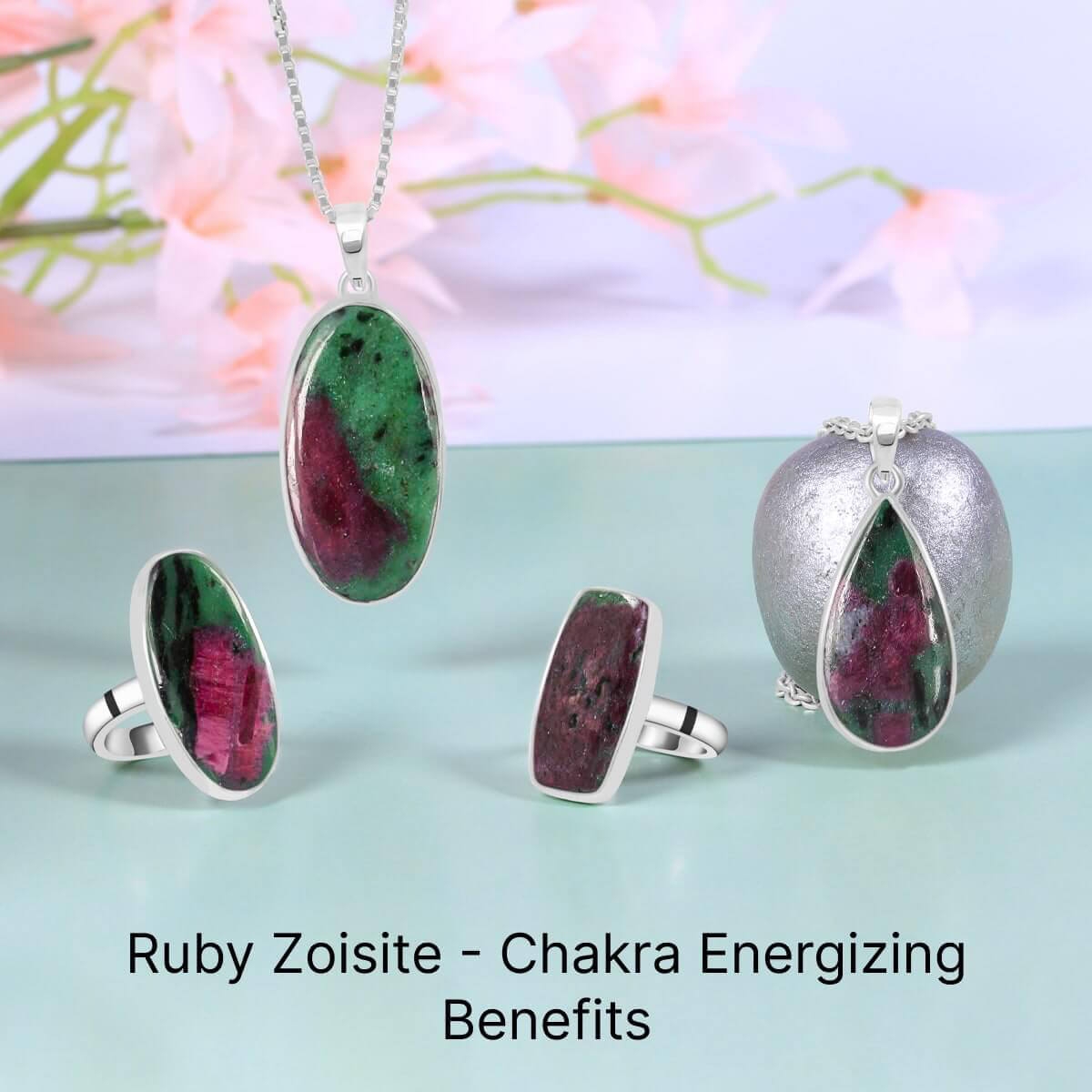For what purposes is Ruby Zoisite beneficial in terms of chakra energy