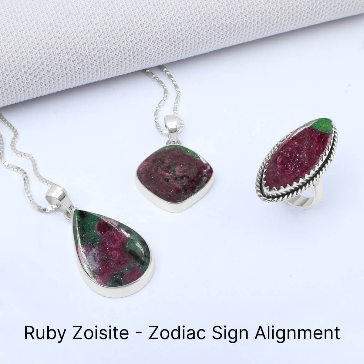 Ruby Zoisite Zodiac Sign