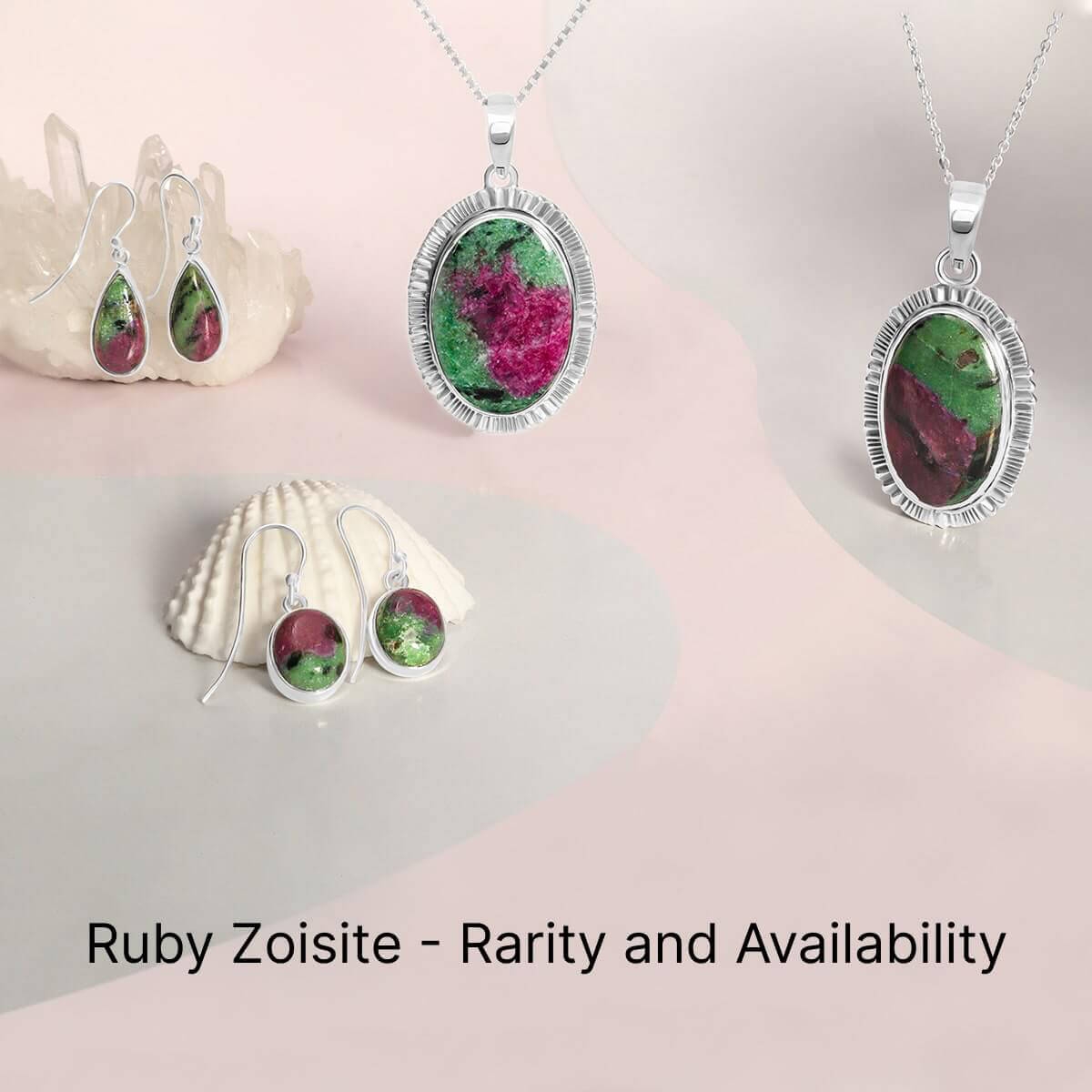 What is the quantity of ruby zoisite available and is it considered a rare gemstone?