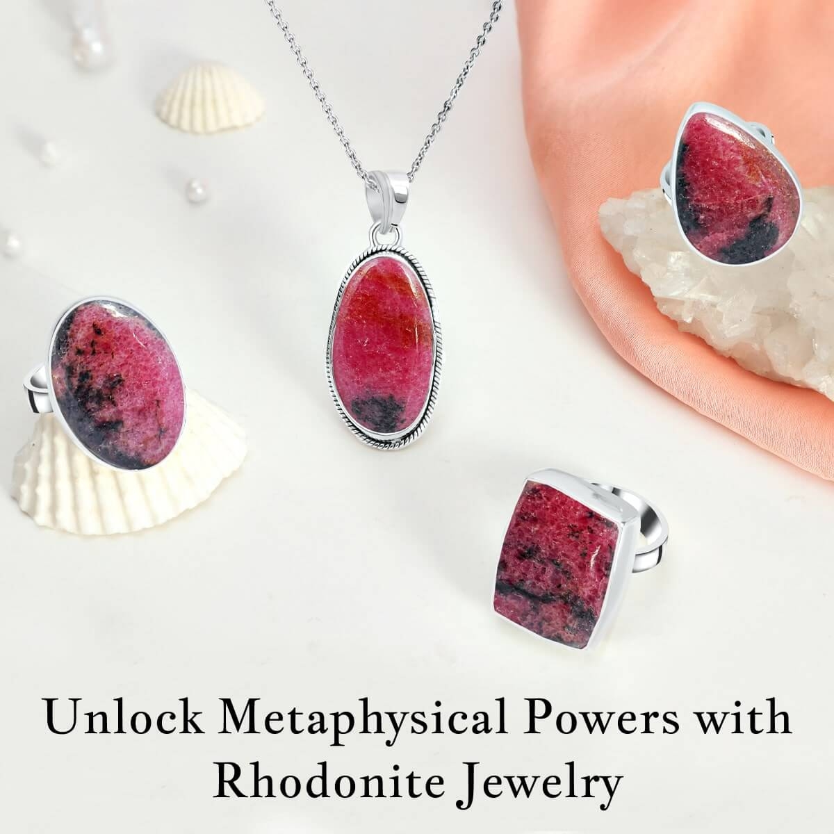 Metaphysical Properties Derived from Rhodonite Jewelry