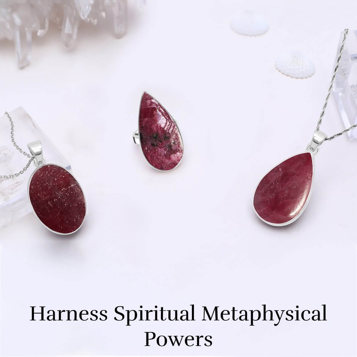 Metaphysical properties Metaphysical properties
Pink Ruby Zoisite