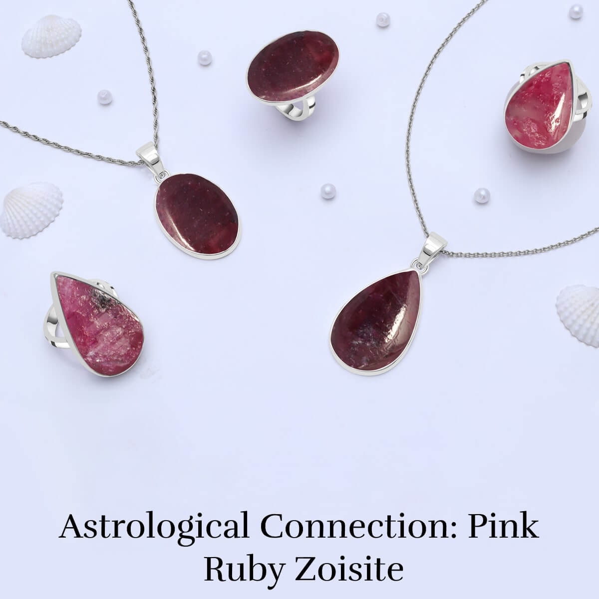 Pink Ruby Zoisite Zodiac sign