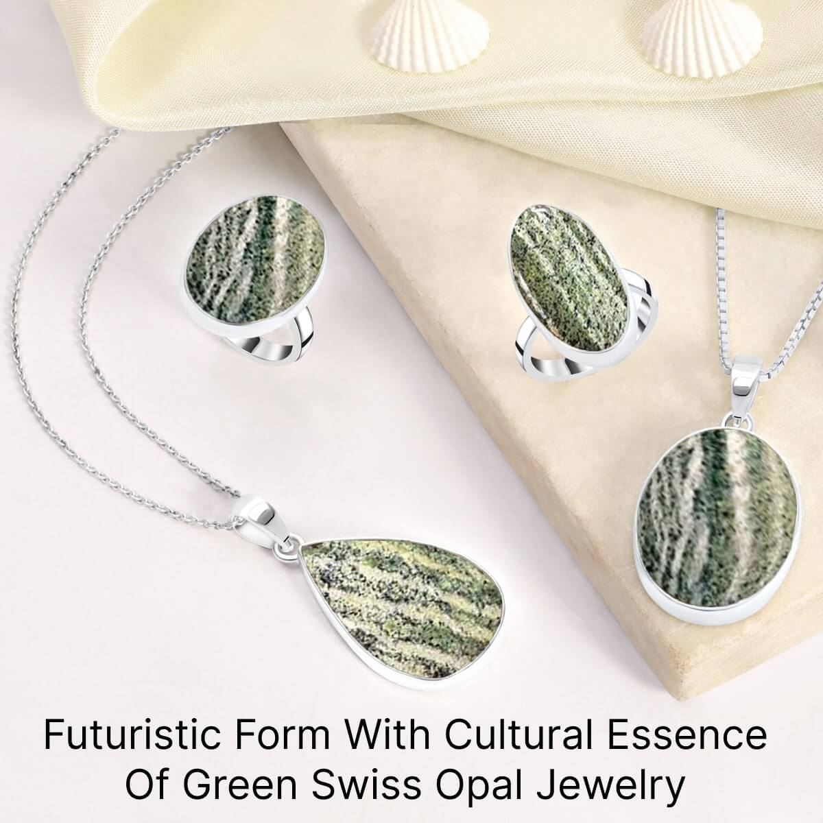 Modern Opulence: Contemporary Green Swiss Opal Jewelry for Sophisticated Looks Green Swiss Opal Jewelry
