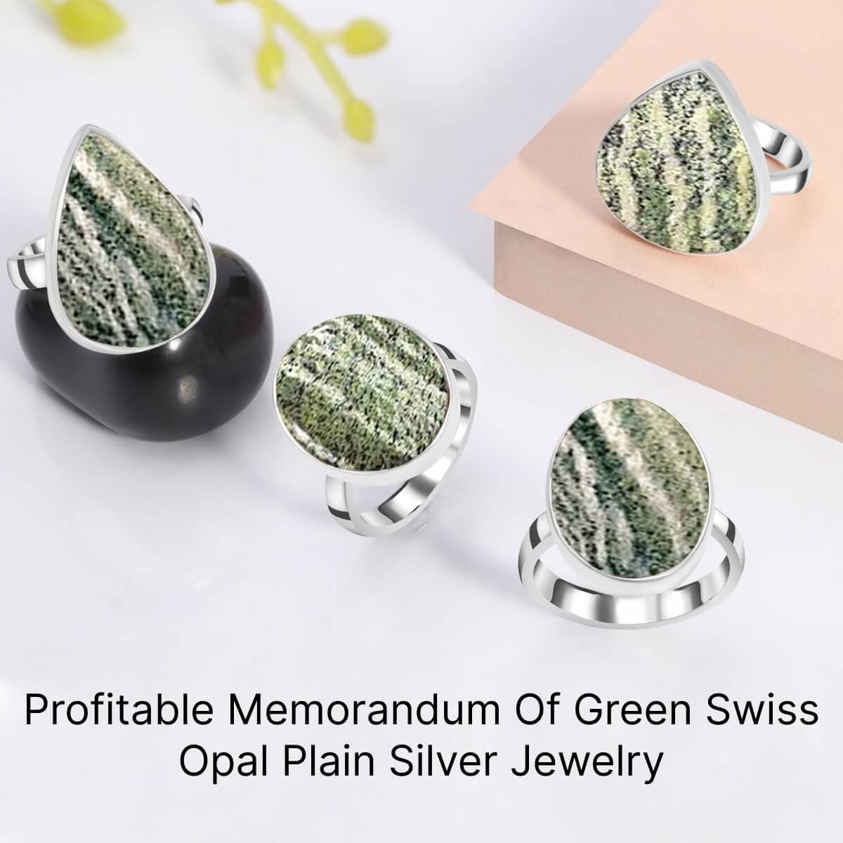 Meaning of Green Swiss Opal Plain Silver Jewelry