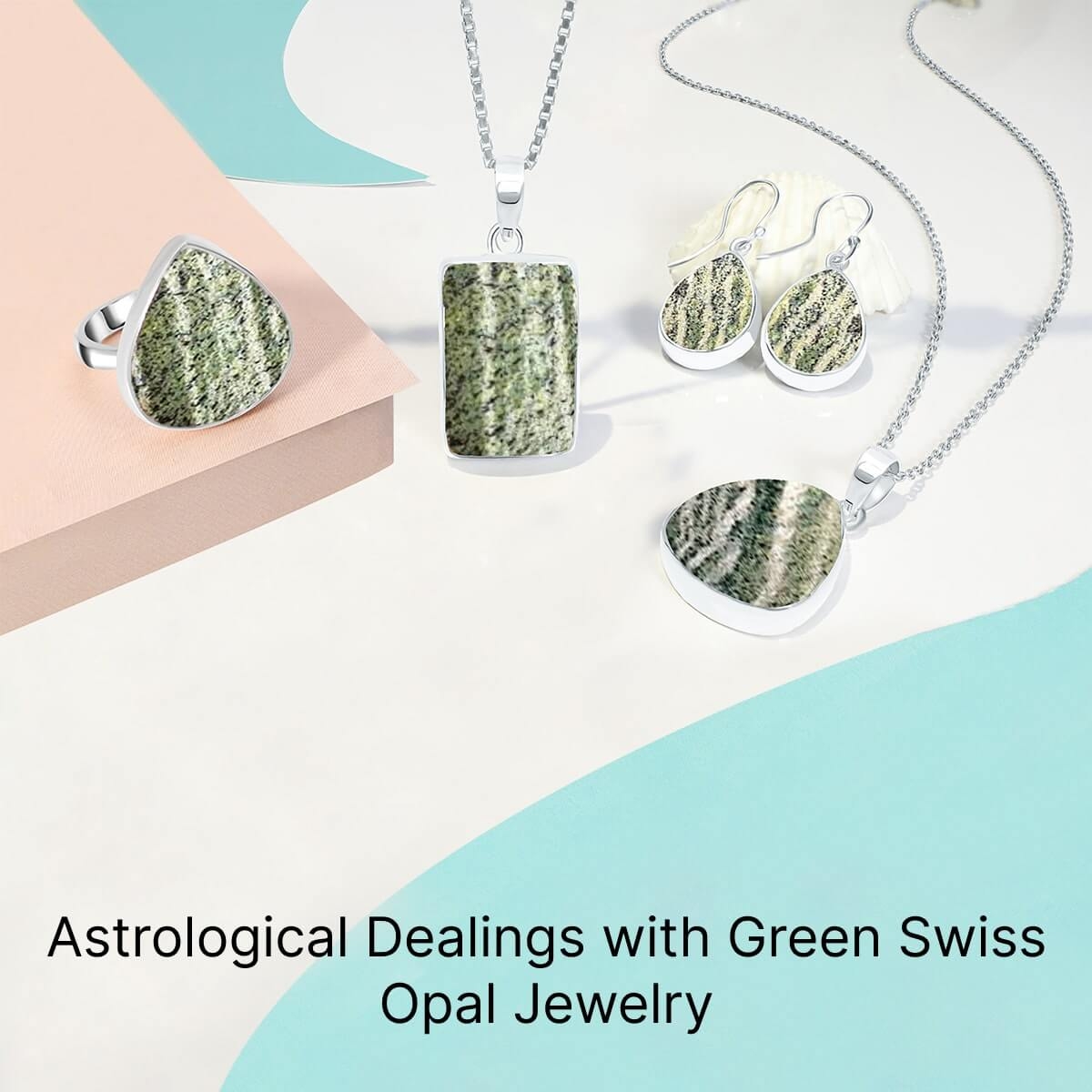 Green Swiss Opal Stone Zodiac Sign