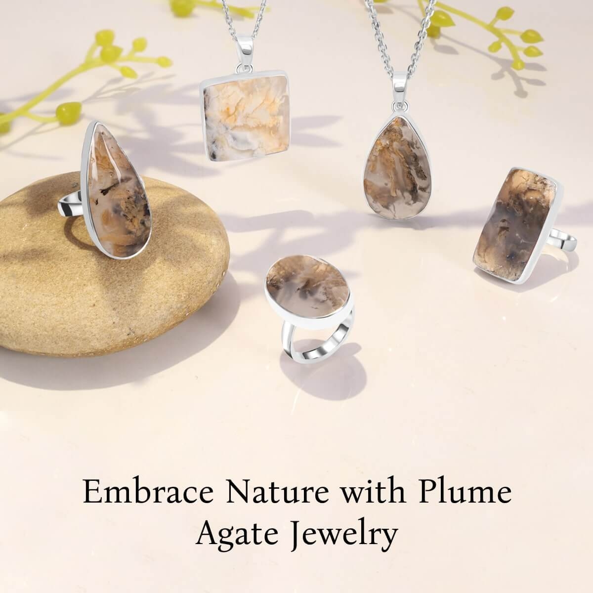 Plume Agate Jewelry