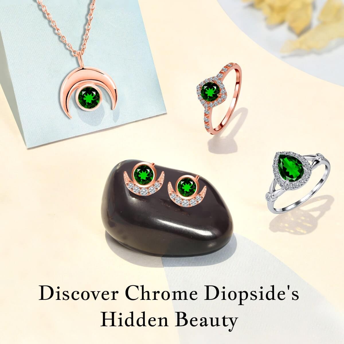 Chrome Diopside Gemstone Jewelry