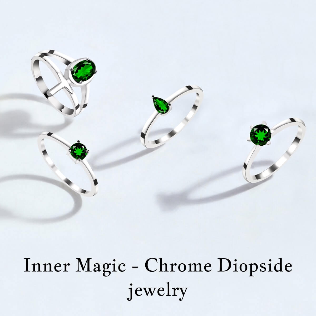Chrome Diopside Jewelry Collection