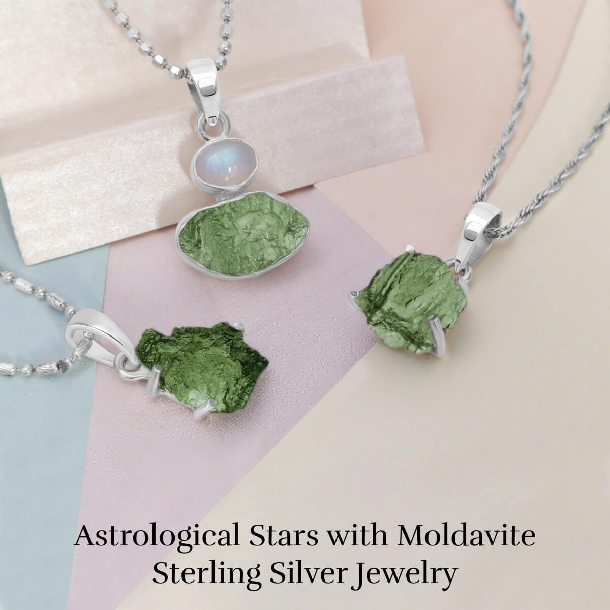 Moldavite Sterling Silver Jewelry - Zodiac Association