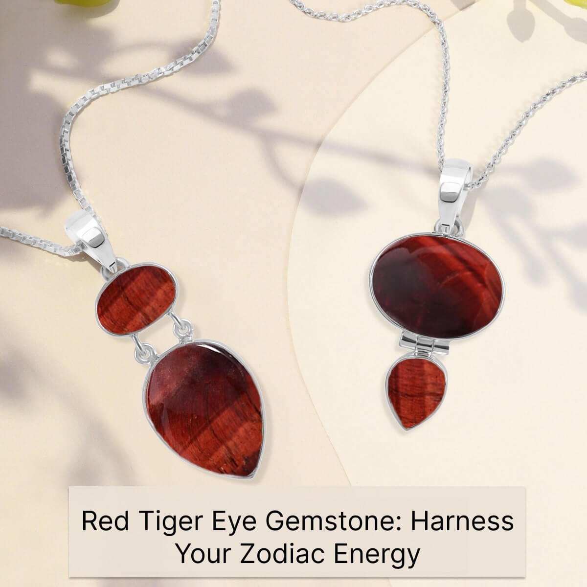 Zodiac Sign Red Tiger Eye