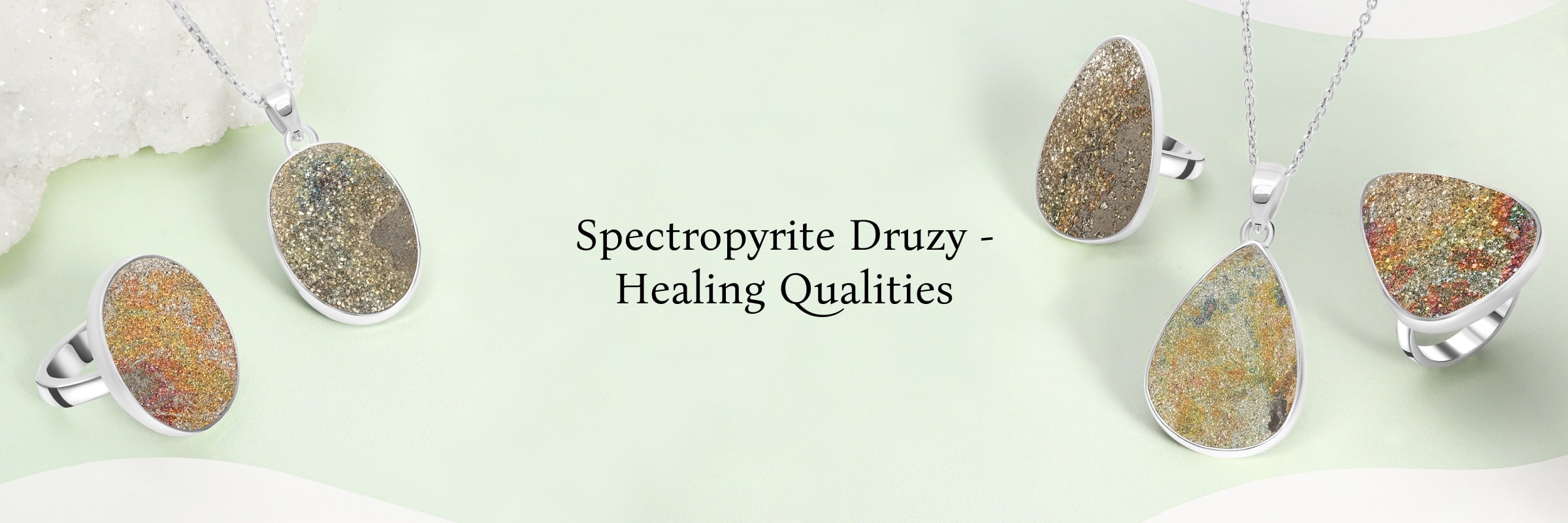 Healing Properties of Spectropyrite Druzy Spectropyrite Druzy Healing Properties