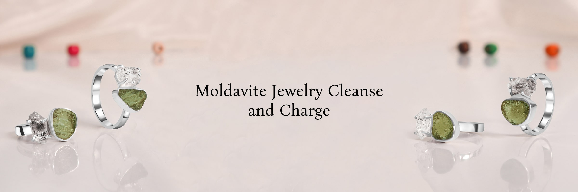Cleansing and Charging Moldavite Jewelry