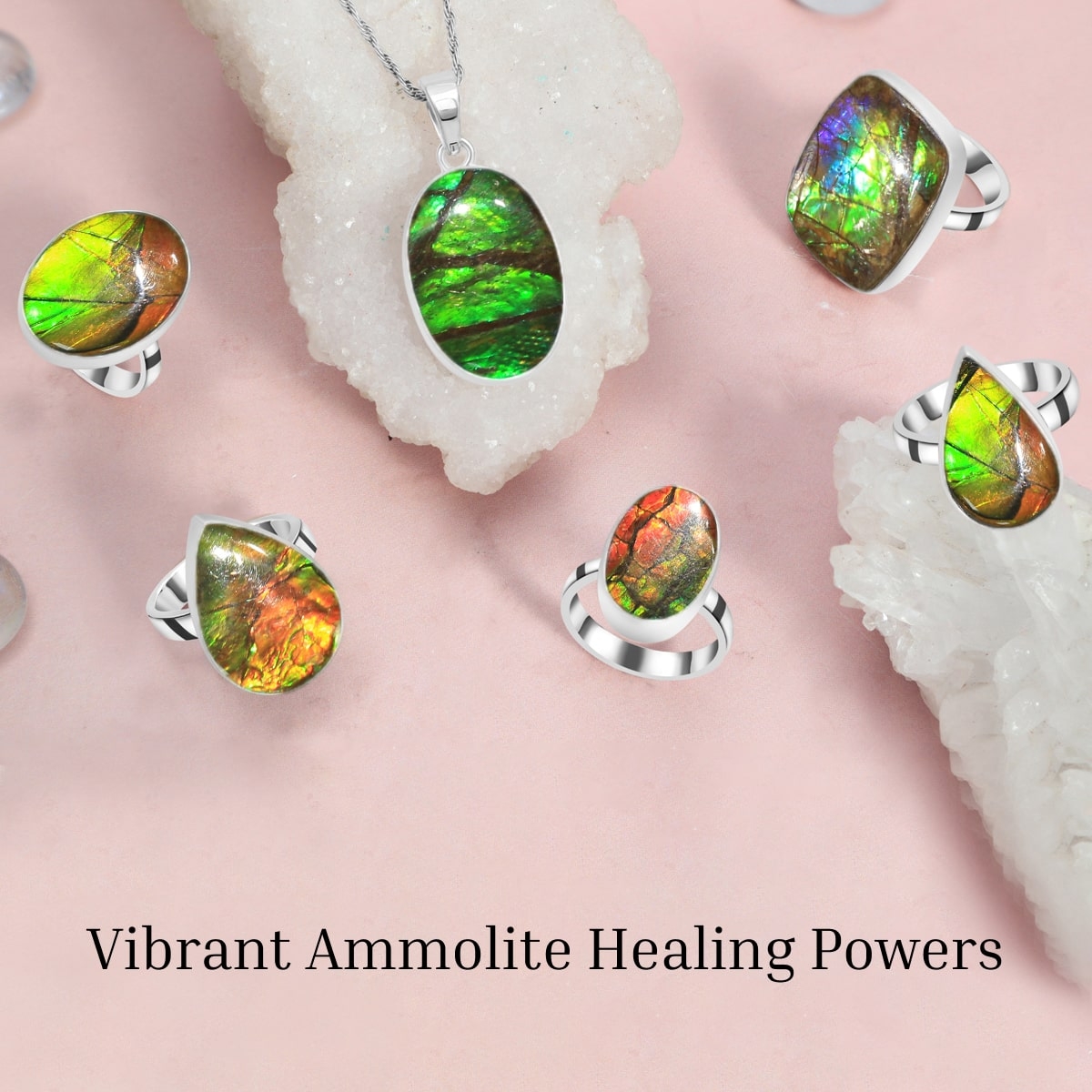 Vibrant Vitality: Harnessing the Healing Properties of Ammolite Healing Properties of Ammolite