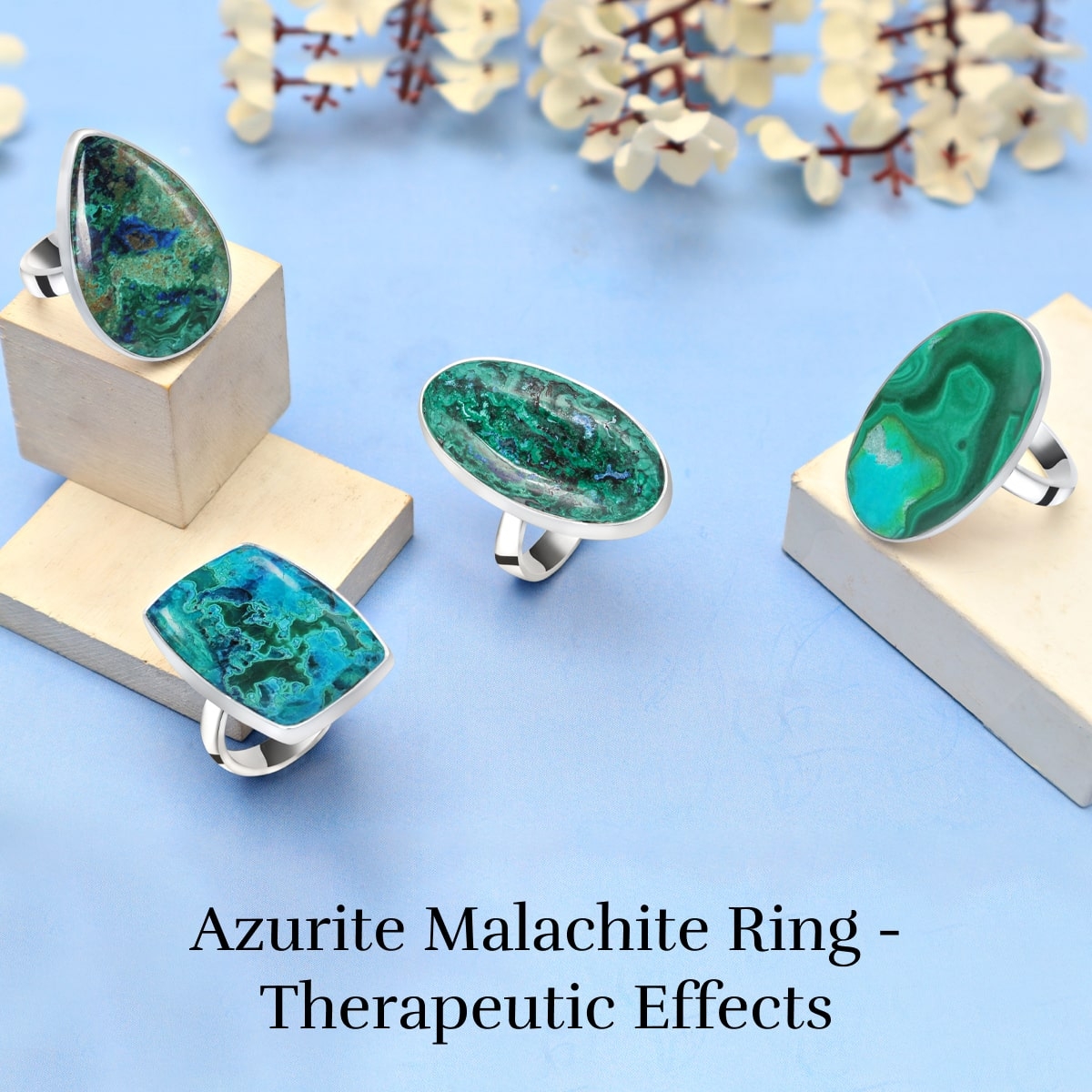 Azurite Malachite Ring