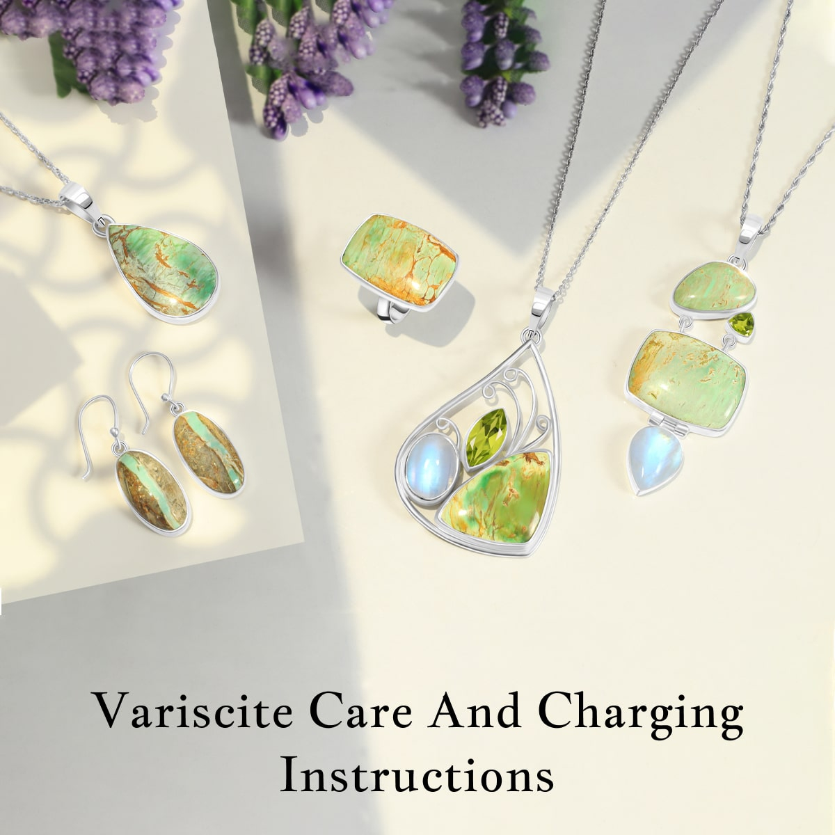 Variscite Gemstone Cleansing and Charging Instructions Variscite Gemstone Cleansing and Charging Instructions