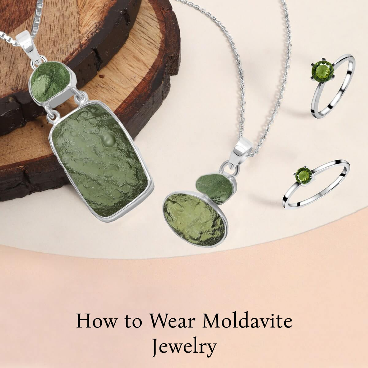 Ways to Style Moldavite Jewelry
