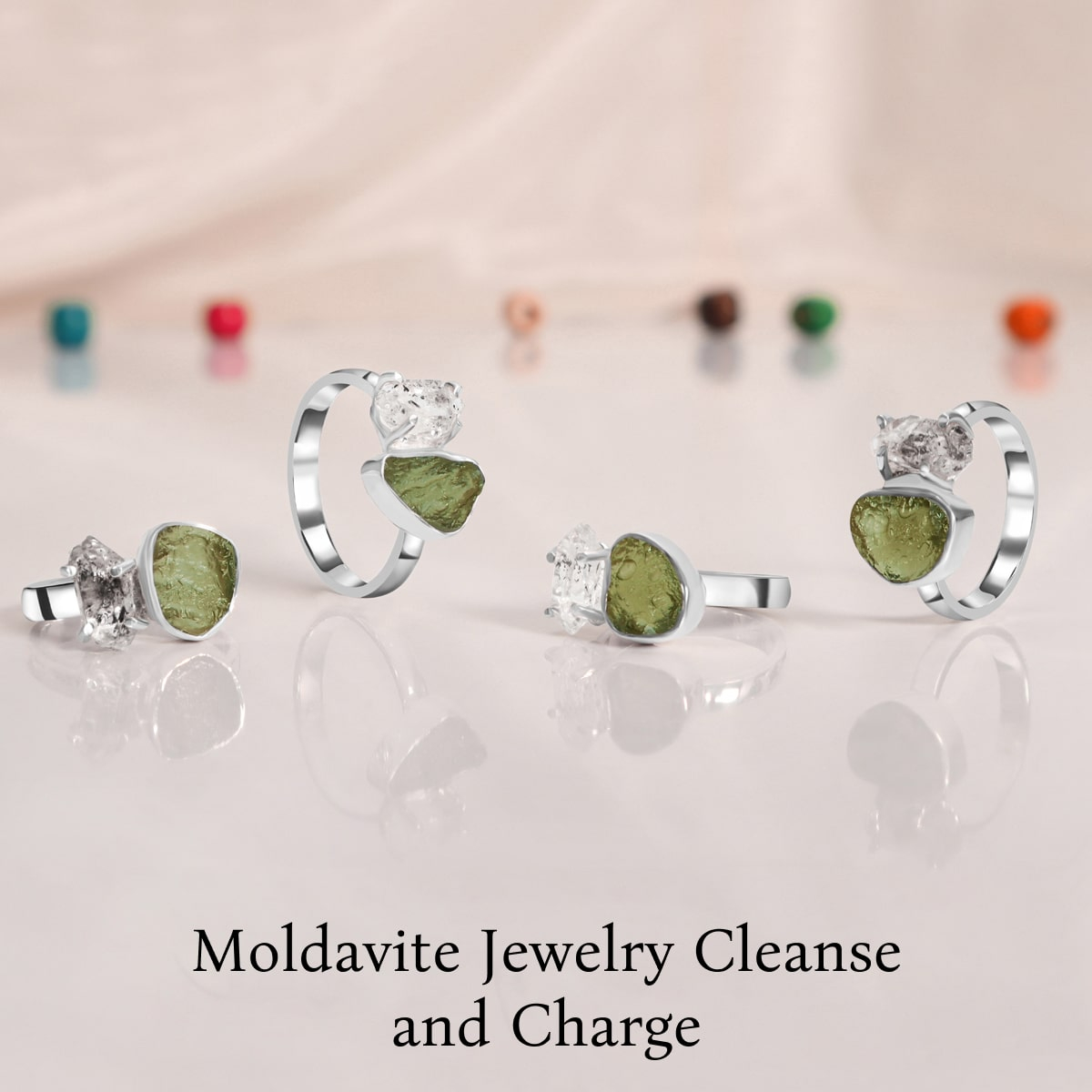 Cleansing and Charging Moldavite Jewelry