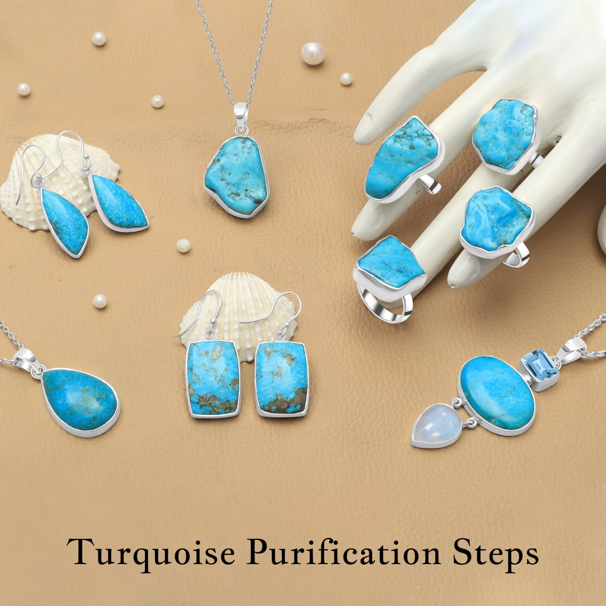 Cleansing Process Of Turquoise
