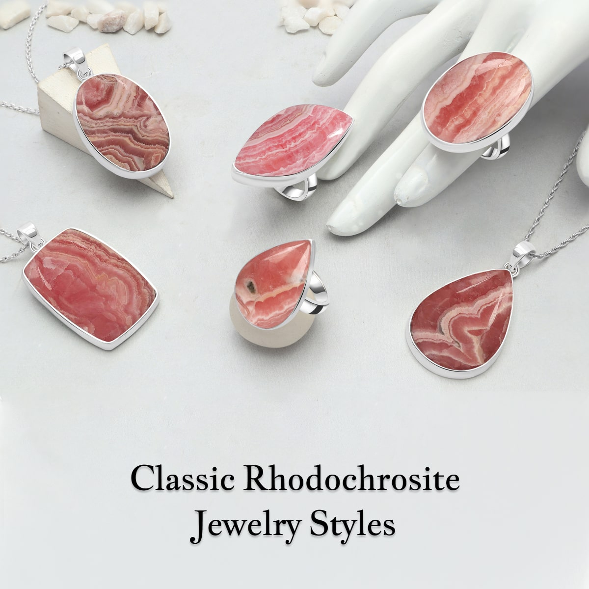 Shimmering Sophistication: Exquisite Rhodochrosite Jewelry for Timeless Style Rhodochrosite Jewelry