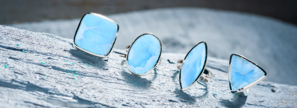 Larimar Rings Wholesale