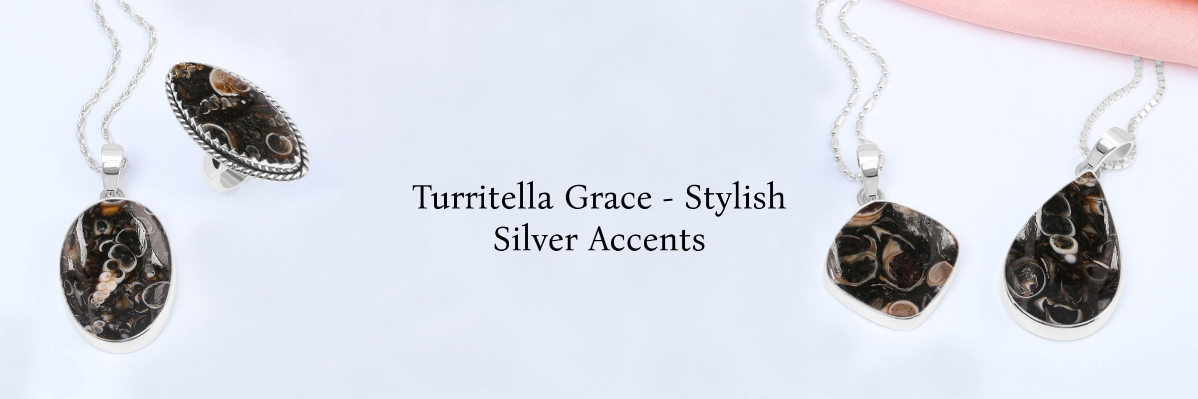 Silver Turritella Jewelry