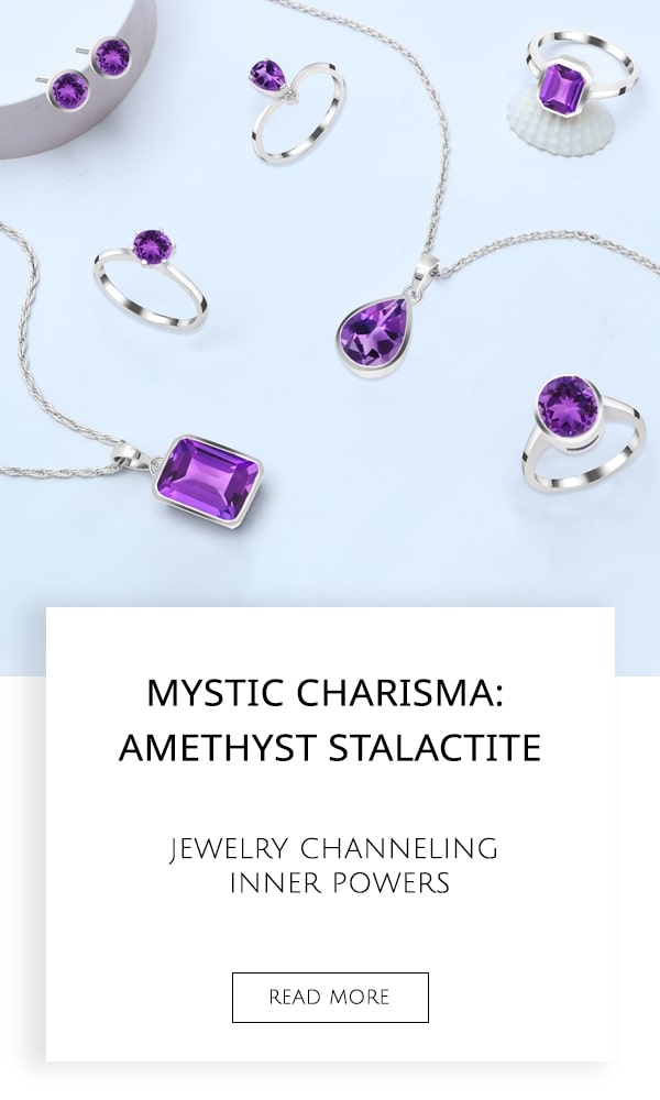 Amethyst Stalactite Jewelry