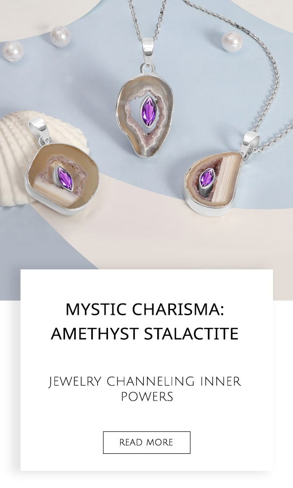 Amethyst Stalactite Jewelry