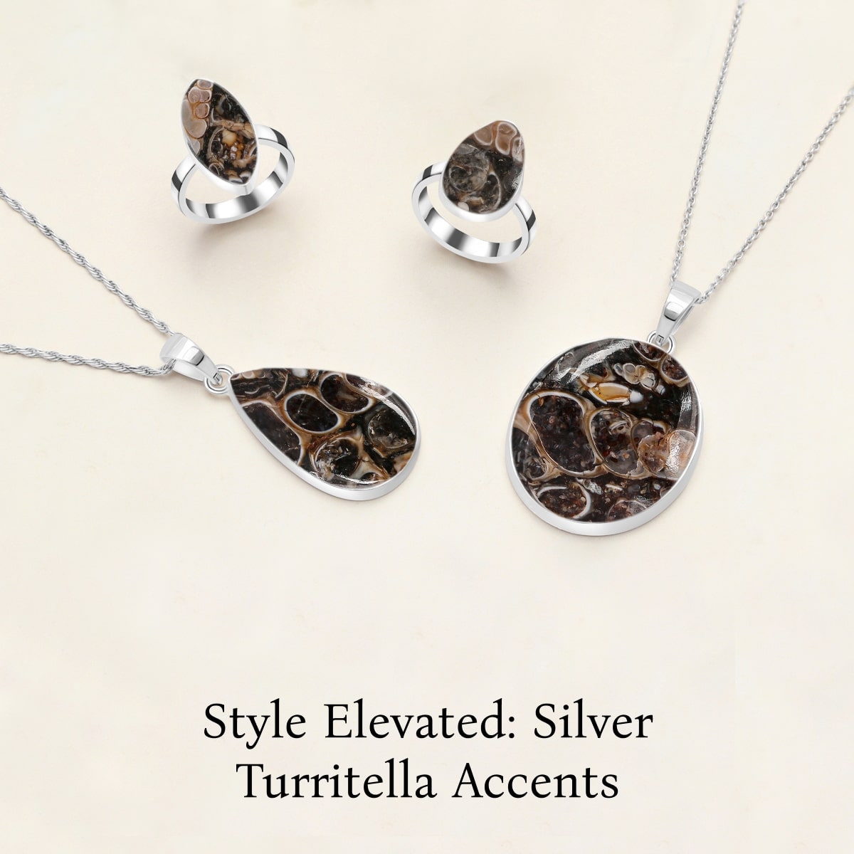 Styling with Silver Turritella Jewelry