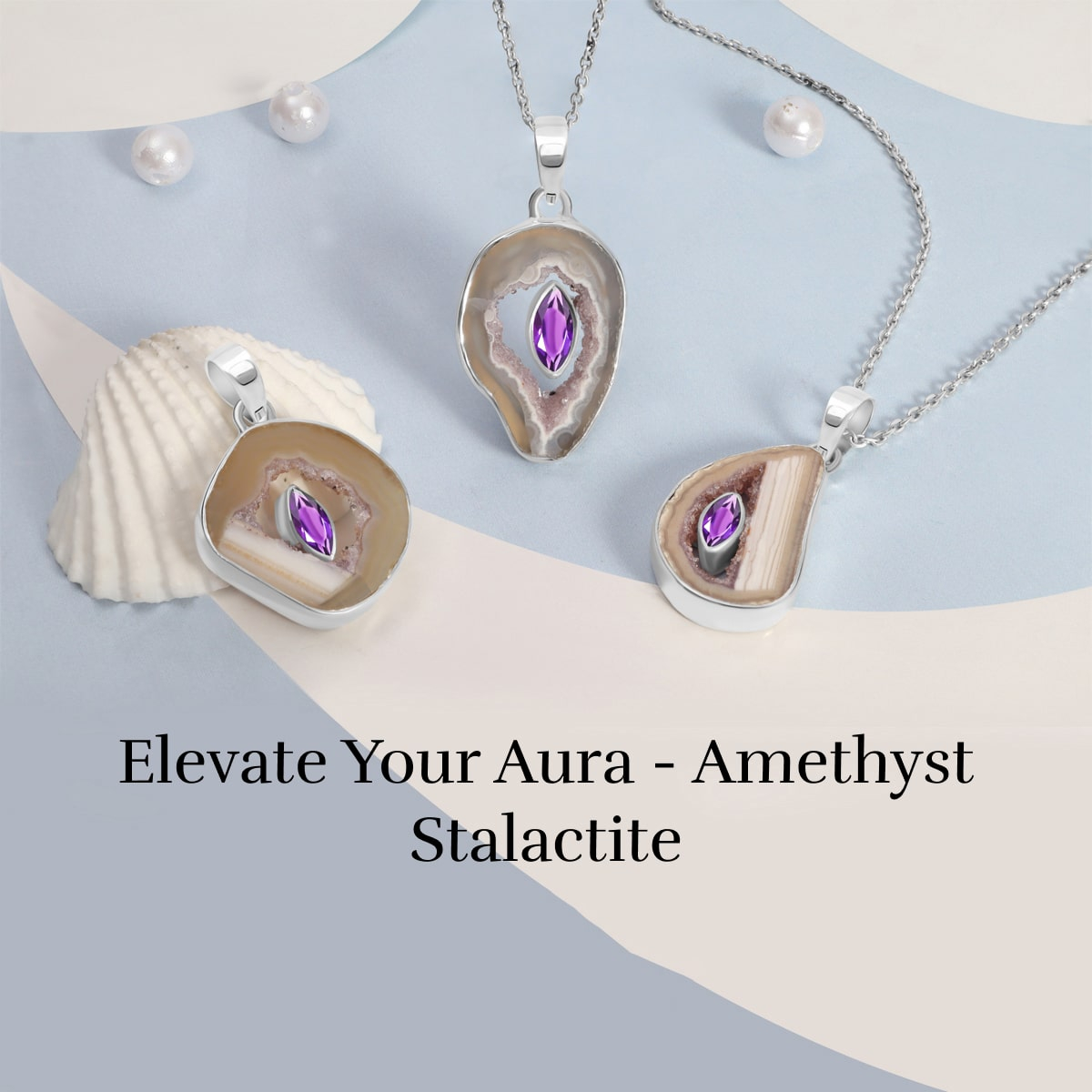 Amethyst Stalactite Jewelry