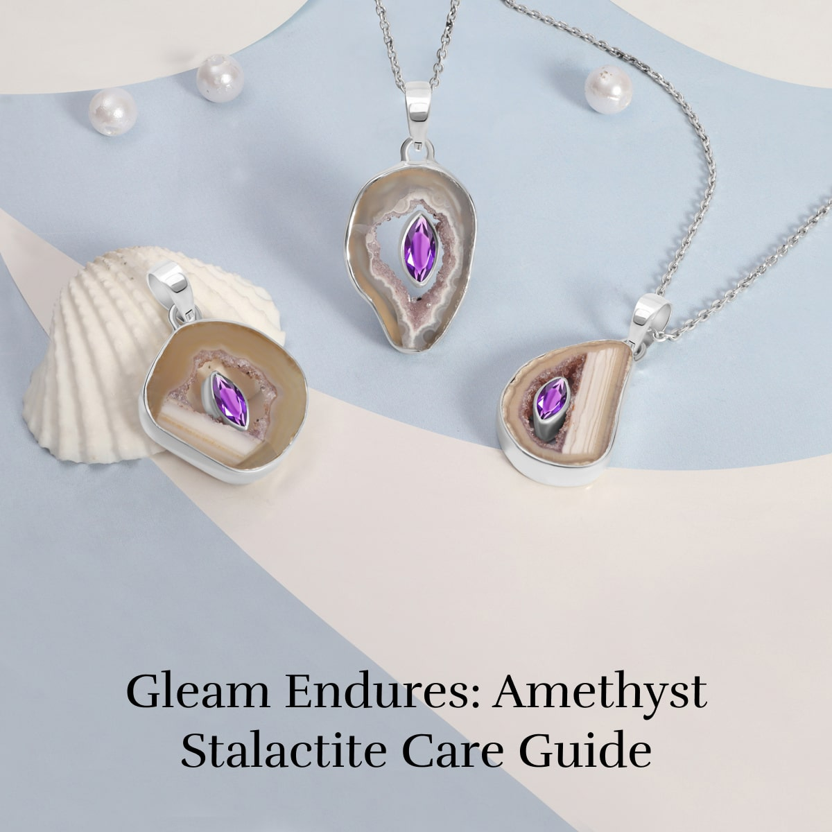 Care and Maintenance of Amethyst Stalactite Jewelry