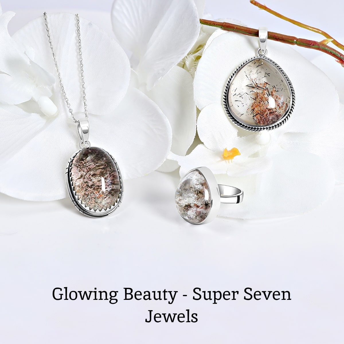 Infinite Luminescence: Super Seven Jewelry Radiating Ethereal Glow Super Seven Jewelry