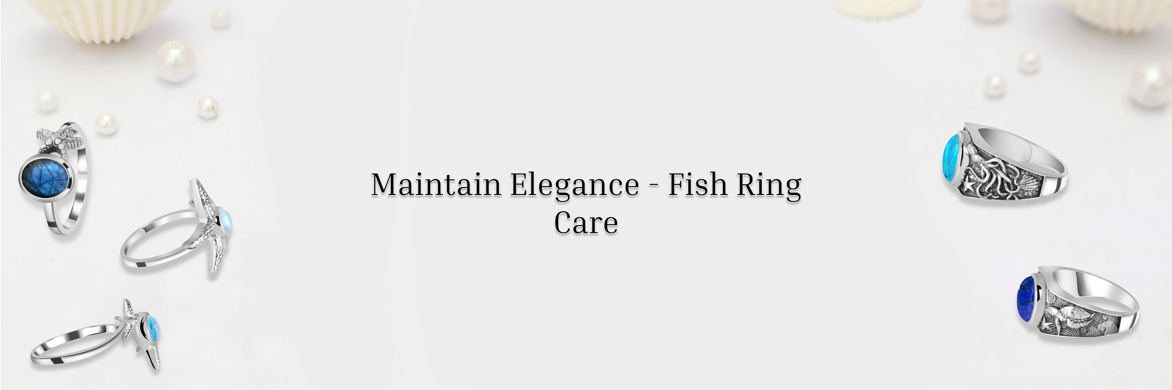 Caring and Maintenance Instructions For Silver Fish Rings