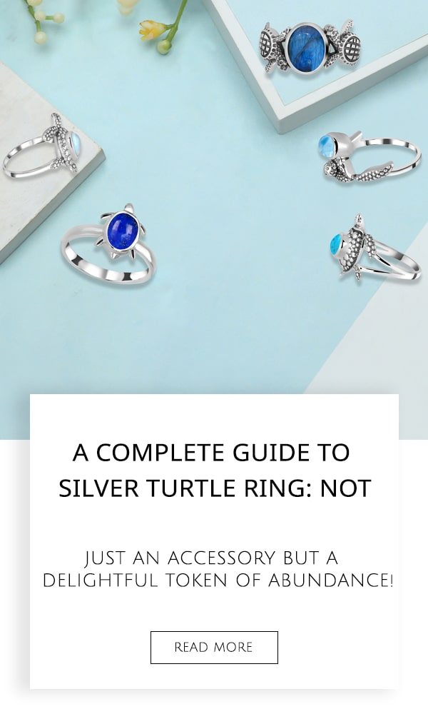 Silver Turtle Ring
