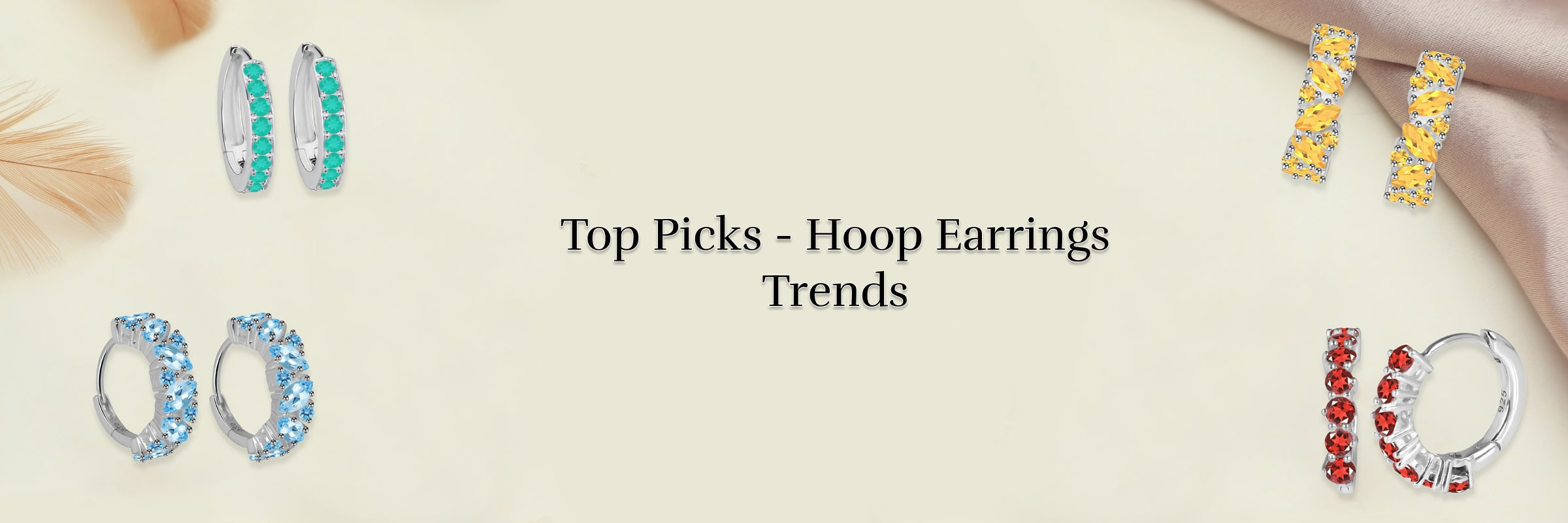 Trending Designs of Hoop Earrings