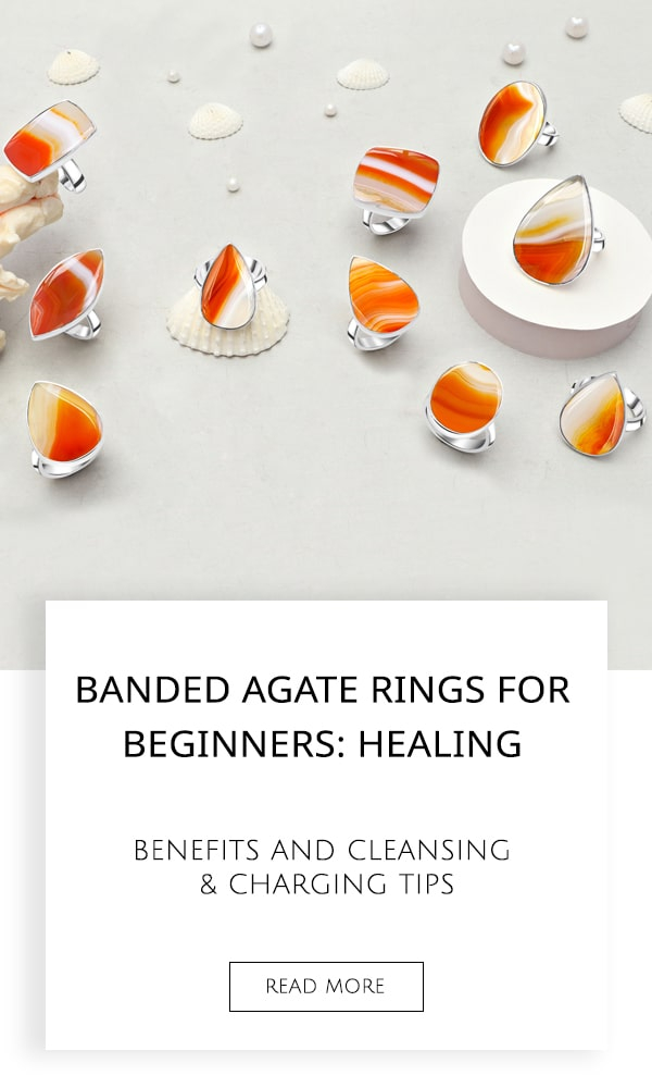 Banded Agate Rings