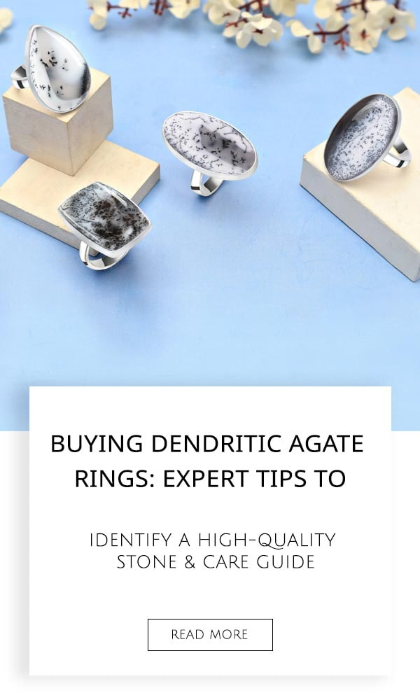 Dendritic Agate Rings