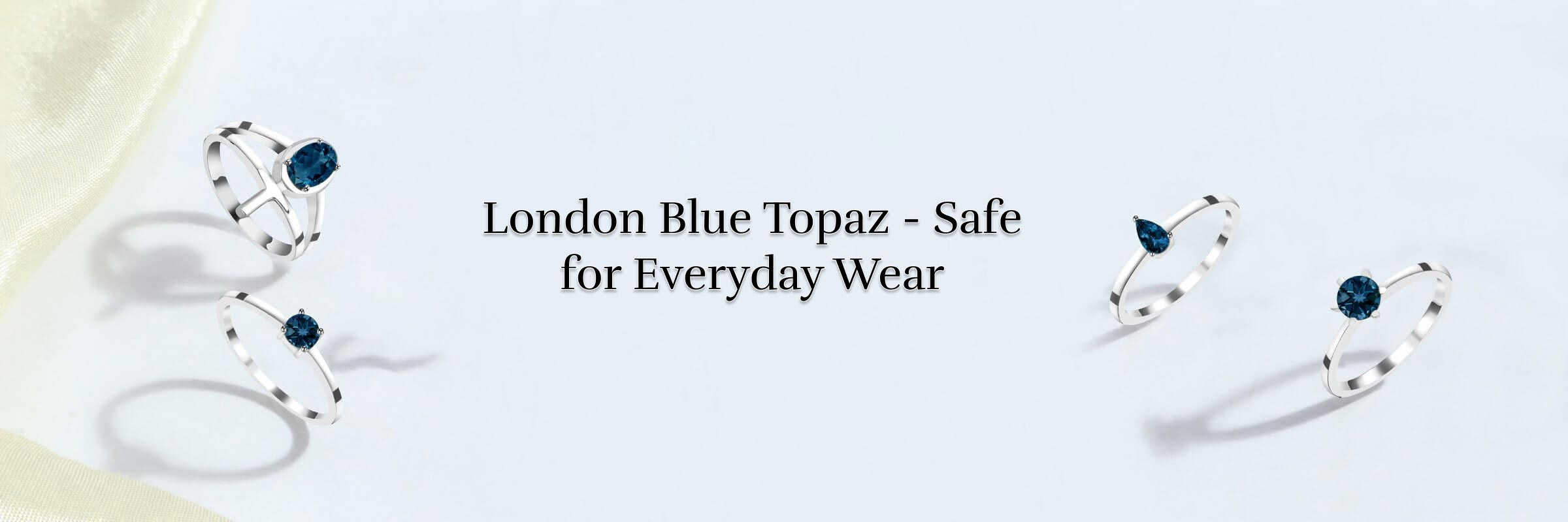 Is Wearing a London Blue Topaz Ring Safe, Even Though the Stone is Irradiated? London Blue Topaz Ring