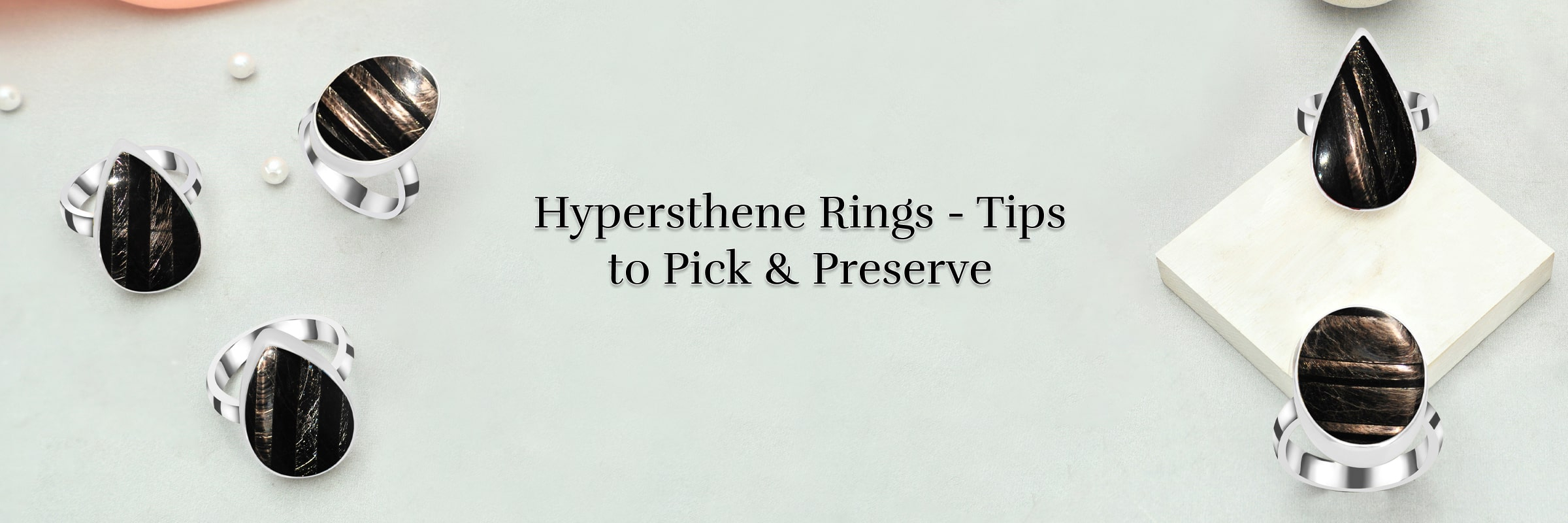 Hypersthene Rings