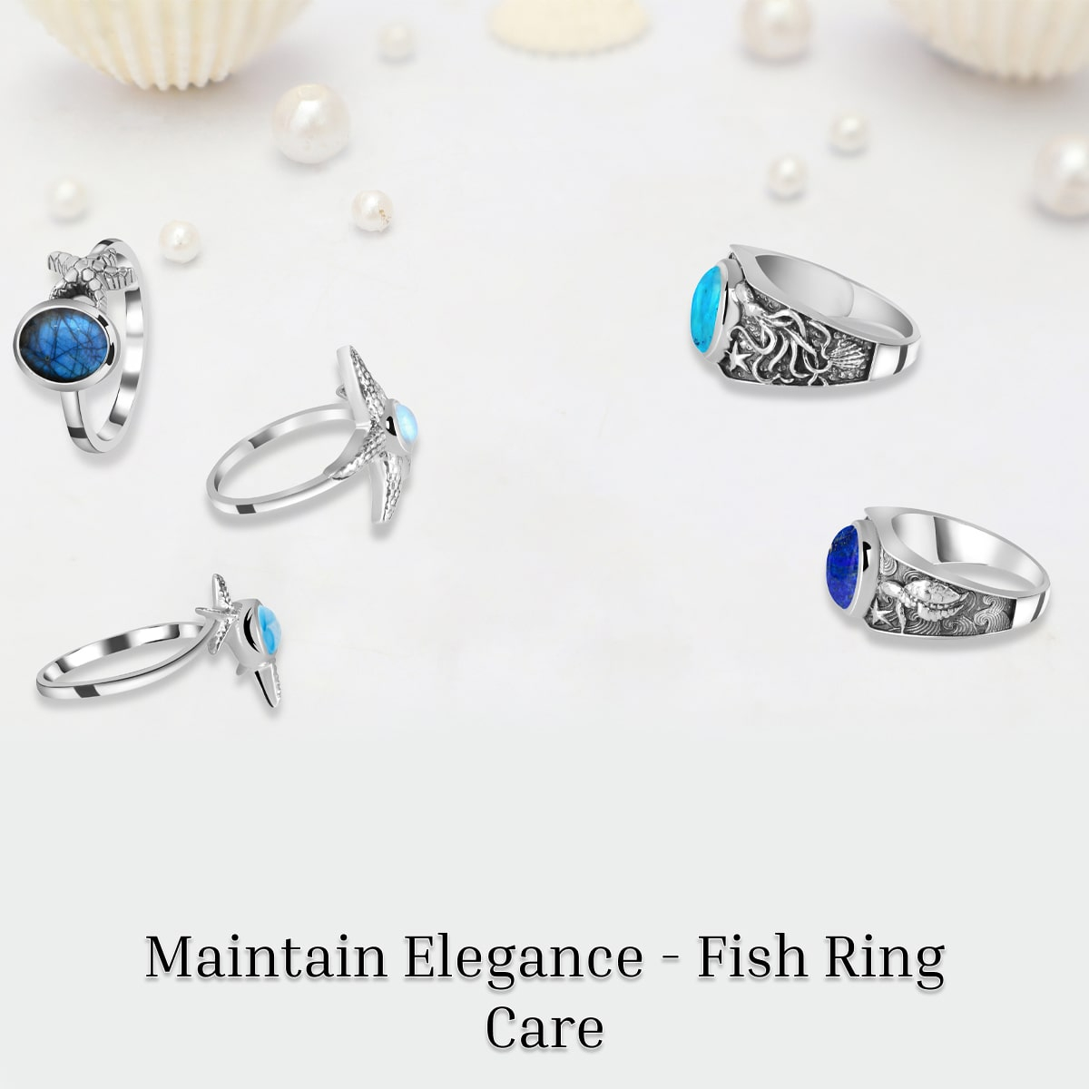 Caring and Maintenance Instructions For Silver Fish Rings