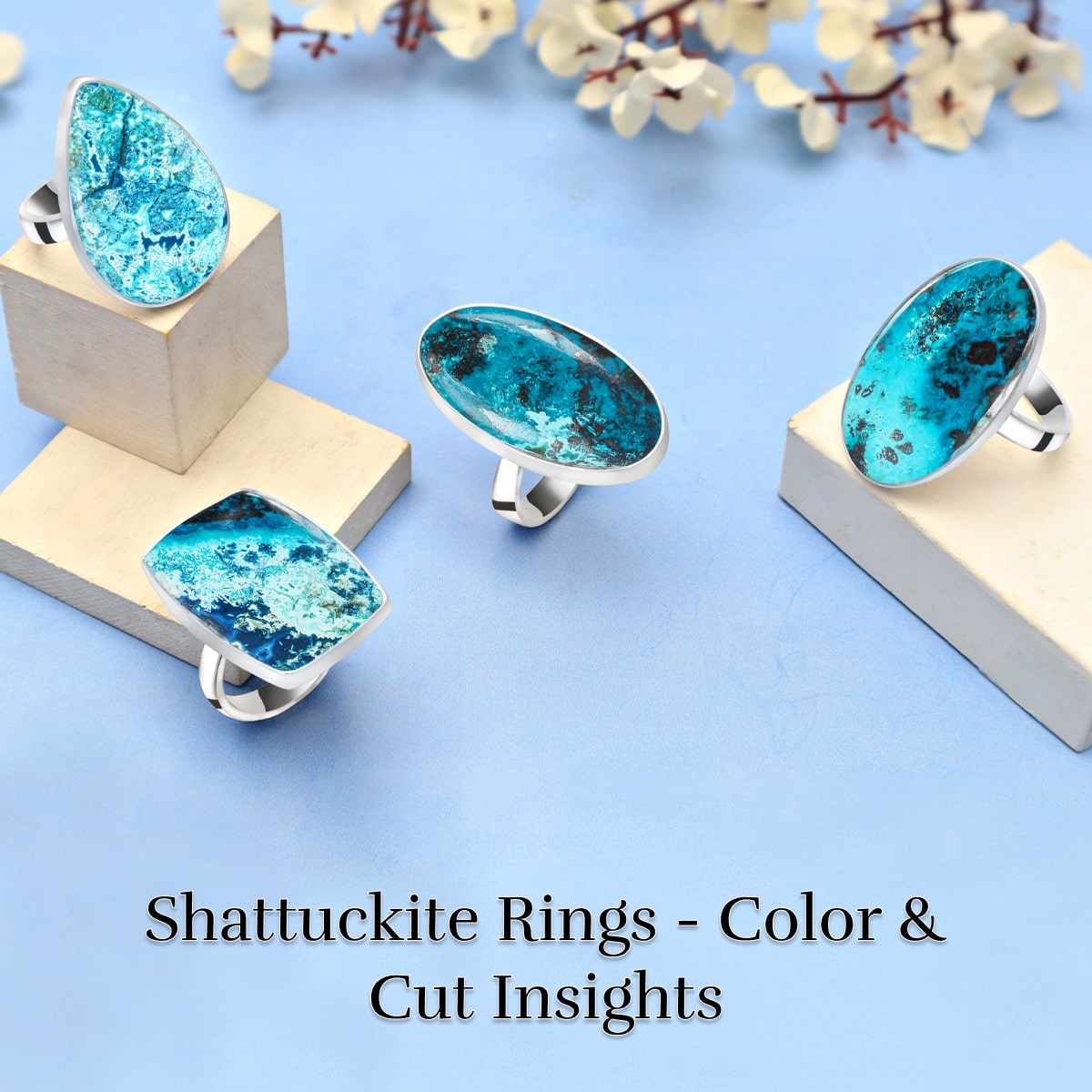 Shattuckite Rings