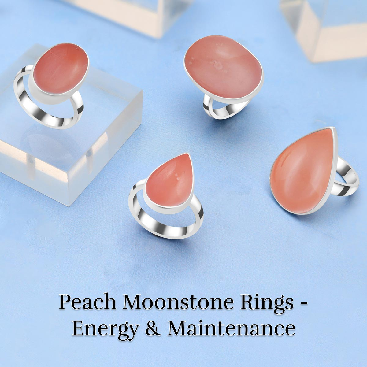 Ultimate Guide to Peach Moonstone Rings: Their Healing Powers & Some Maintenance Tips Peach Moonstone Ring