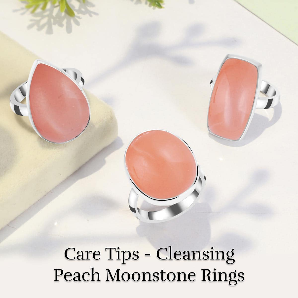 Cleansing and Charging Your Peach Moonstone Ring Cleansing and Charging Your Peach Moonstone Ring