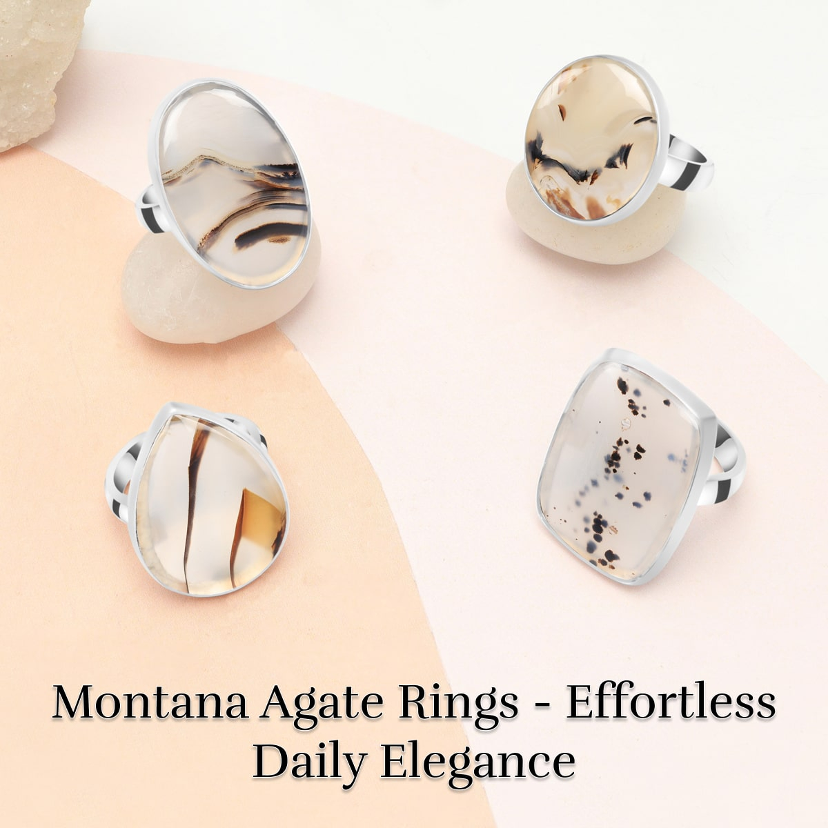 Revamp Your Style: How to Incorporate a Montana Agate Ring into Everyday Fashion Montana Agate Ring