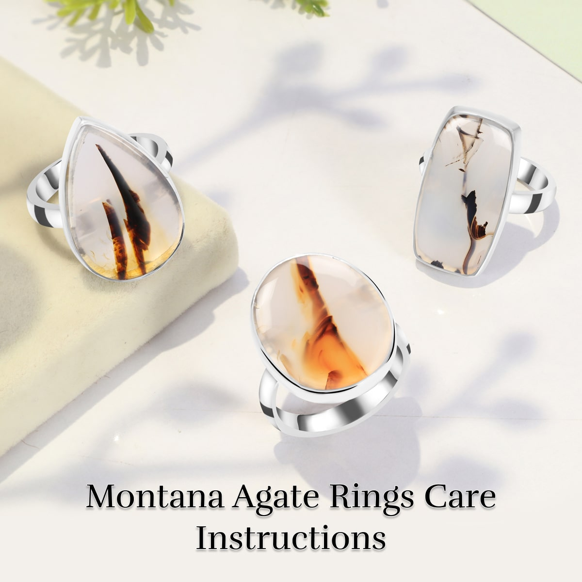 How to Clean and Care for Your Montana Agate Ring How to Clean and Care for Your Montana Agate Ring