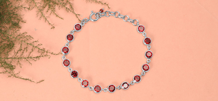 Garnet bracelets