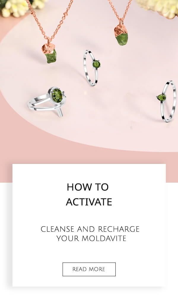 How to activate clean recharge your moldavite