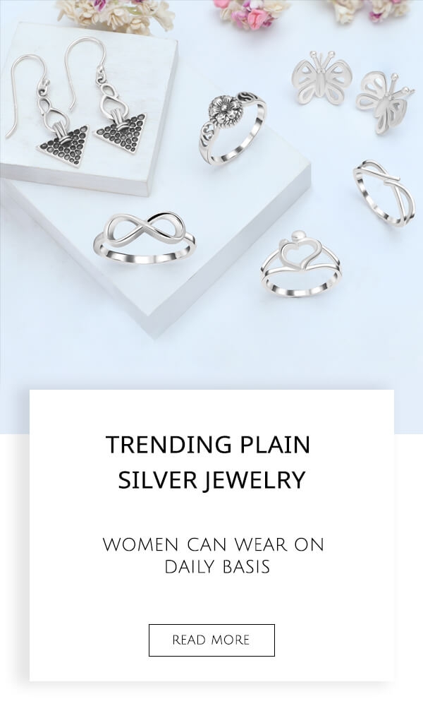 Trending Plain Silver Jewelry